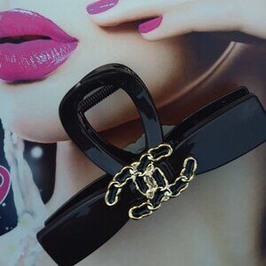 Black Gold Hair Clip Claw Pin Women Fashion Formal Casual Accessory Gift
